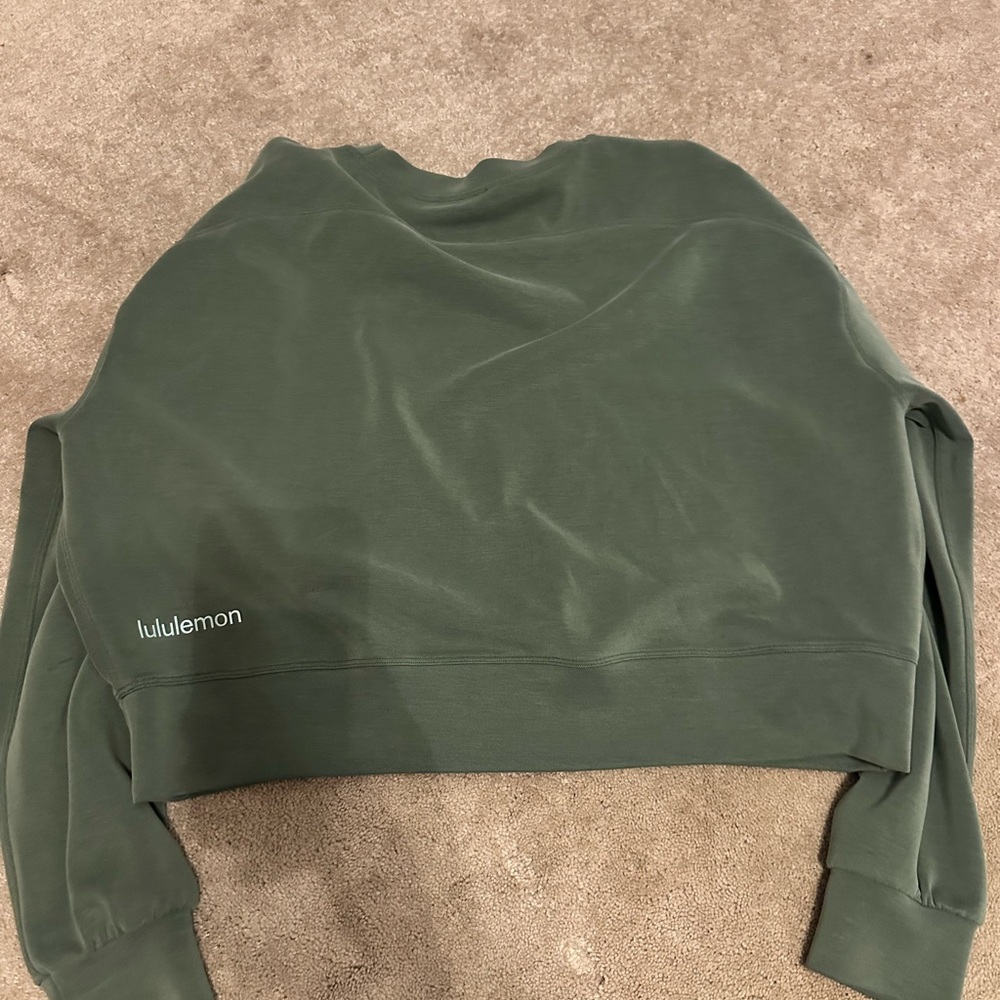 lululemon athletica Forest Green Sweatshirt